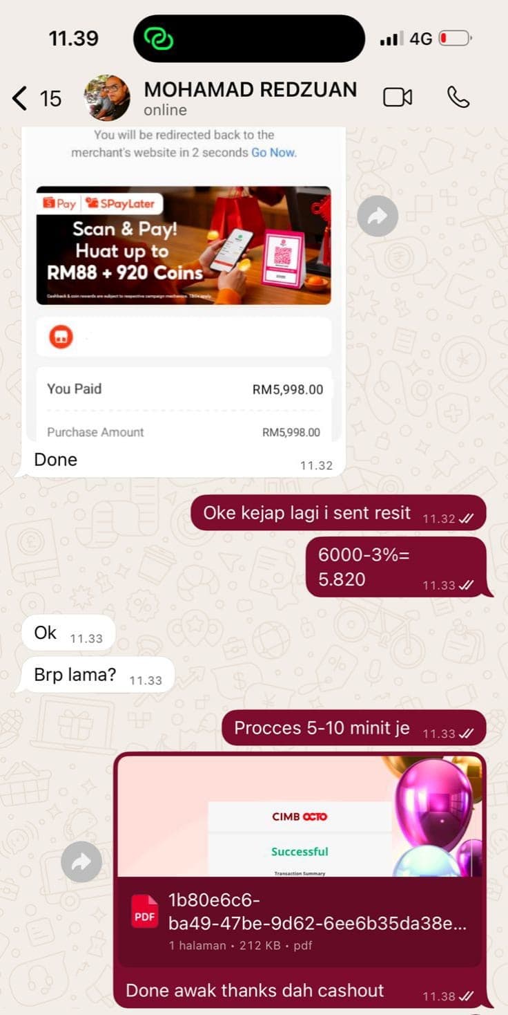 Testimoni transaksi 3