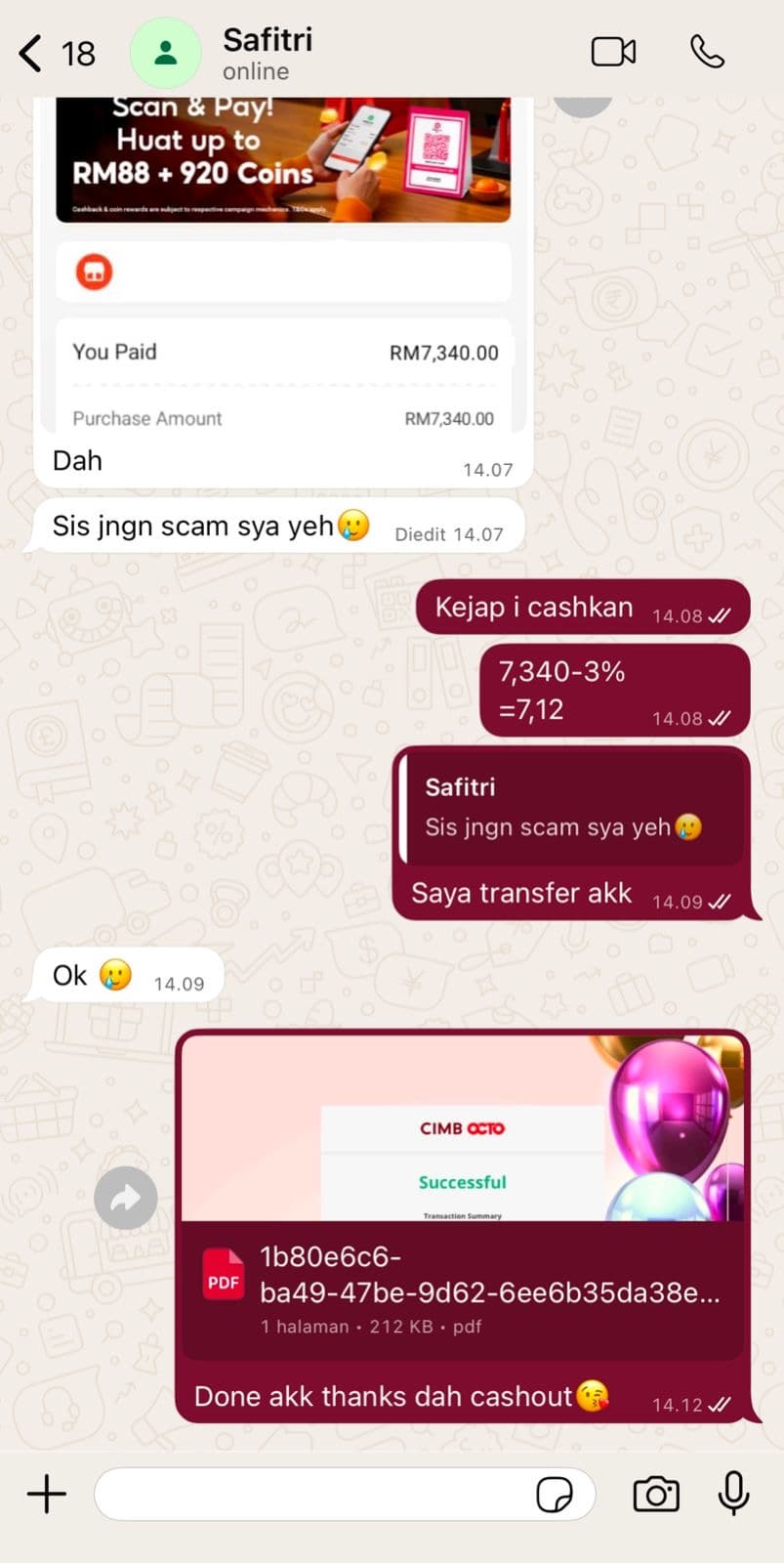 Testimoni transaksi 9